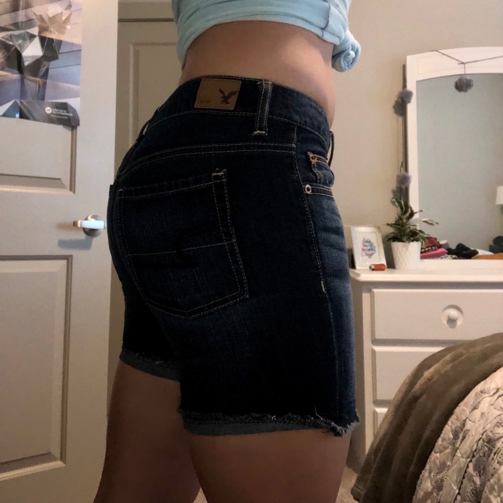 Denim shorts